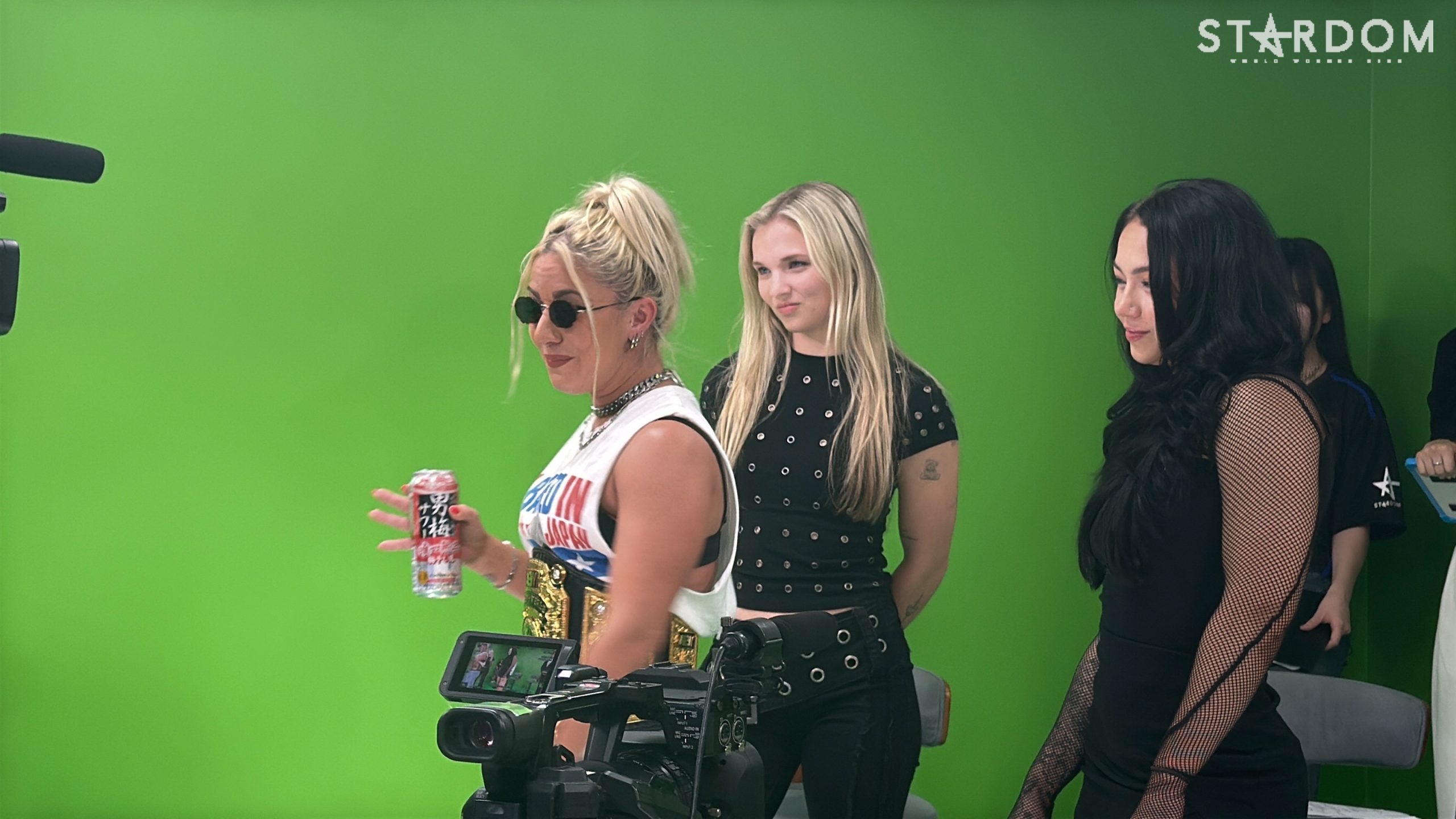 AEW’s Thekla, Julia Hart, and Skye Blue invade STARDOM live stream