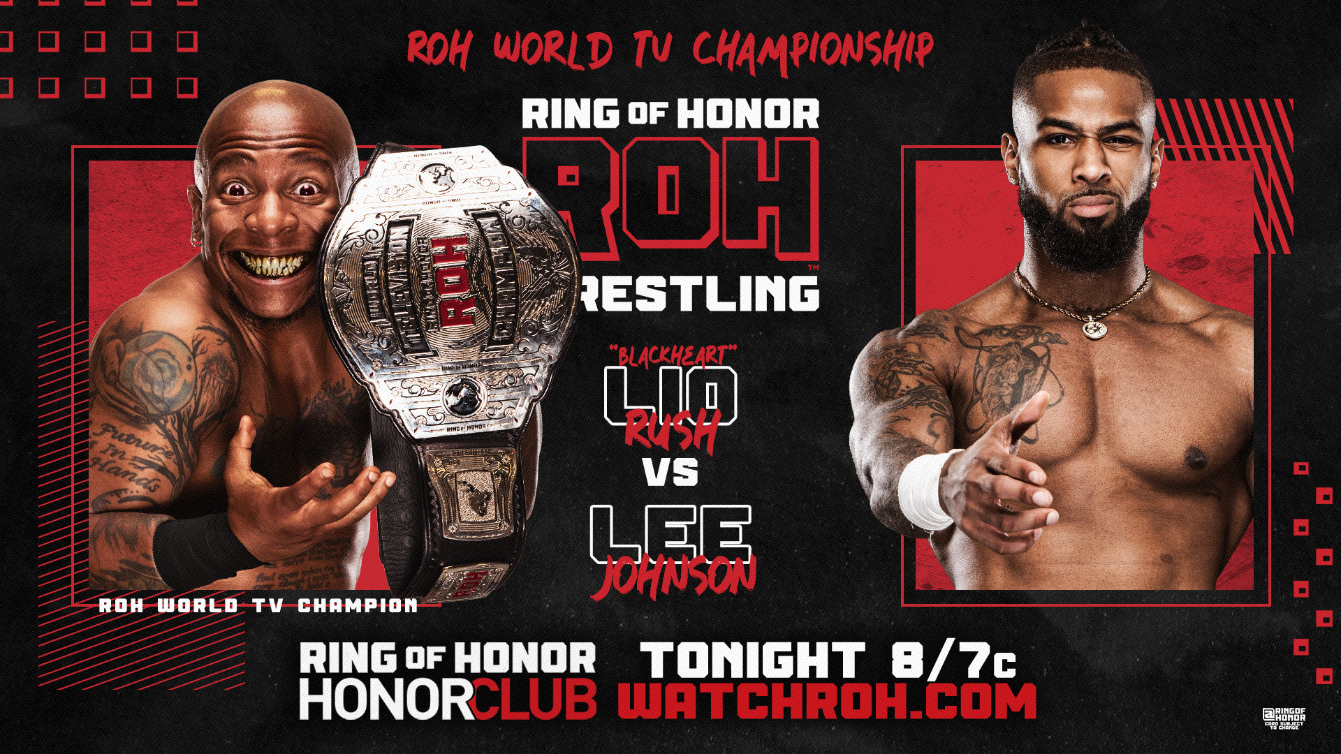 ROH live results: Lio Rush vs. Lee Johnson TV title match