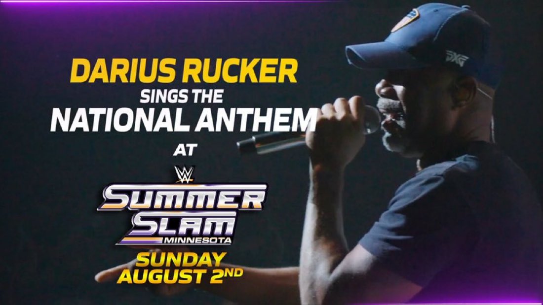 Darius Rucker to perform National Anthem at SummerSlam