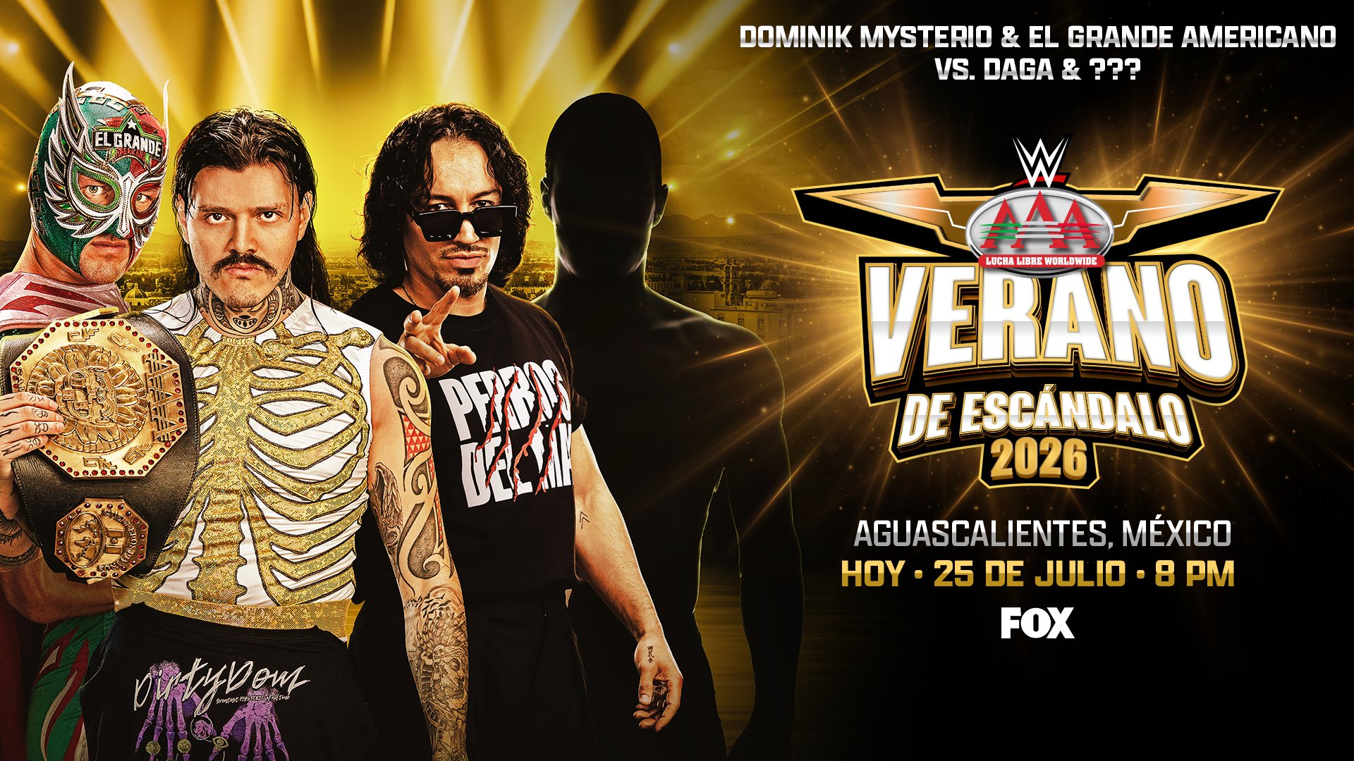 AAA Verano de Escándalo Results, July 25, 2026