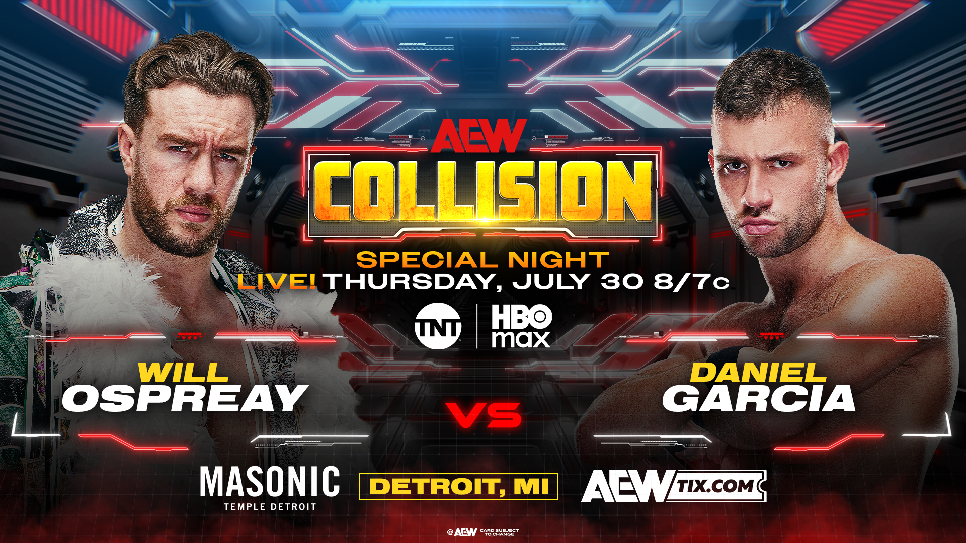 AEW Collision live results: Will Ospreay vs. Daniel Garcia