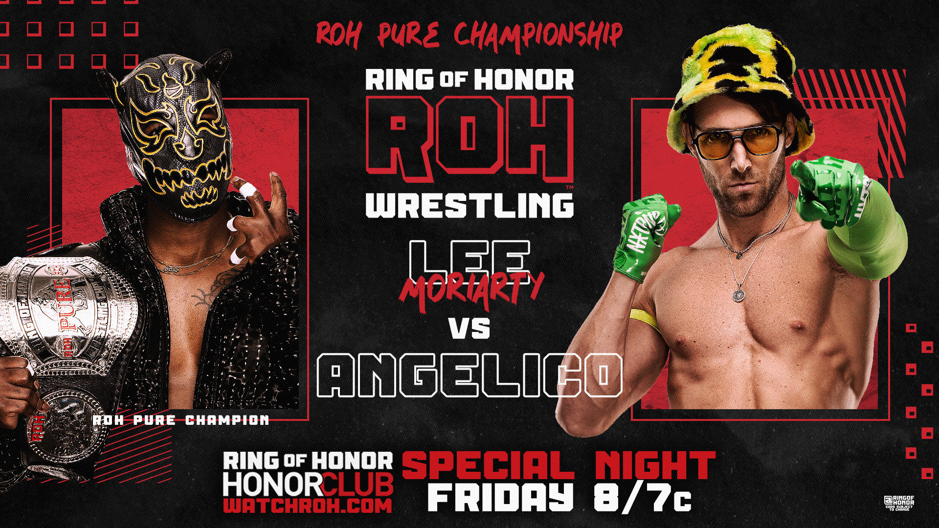 ROH TV live results: Pure Champion Lee Moriarty defends against Angelico