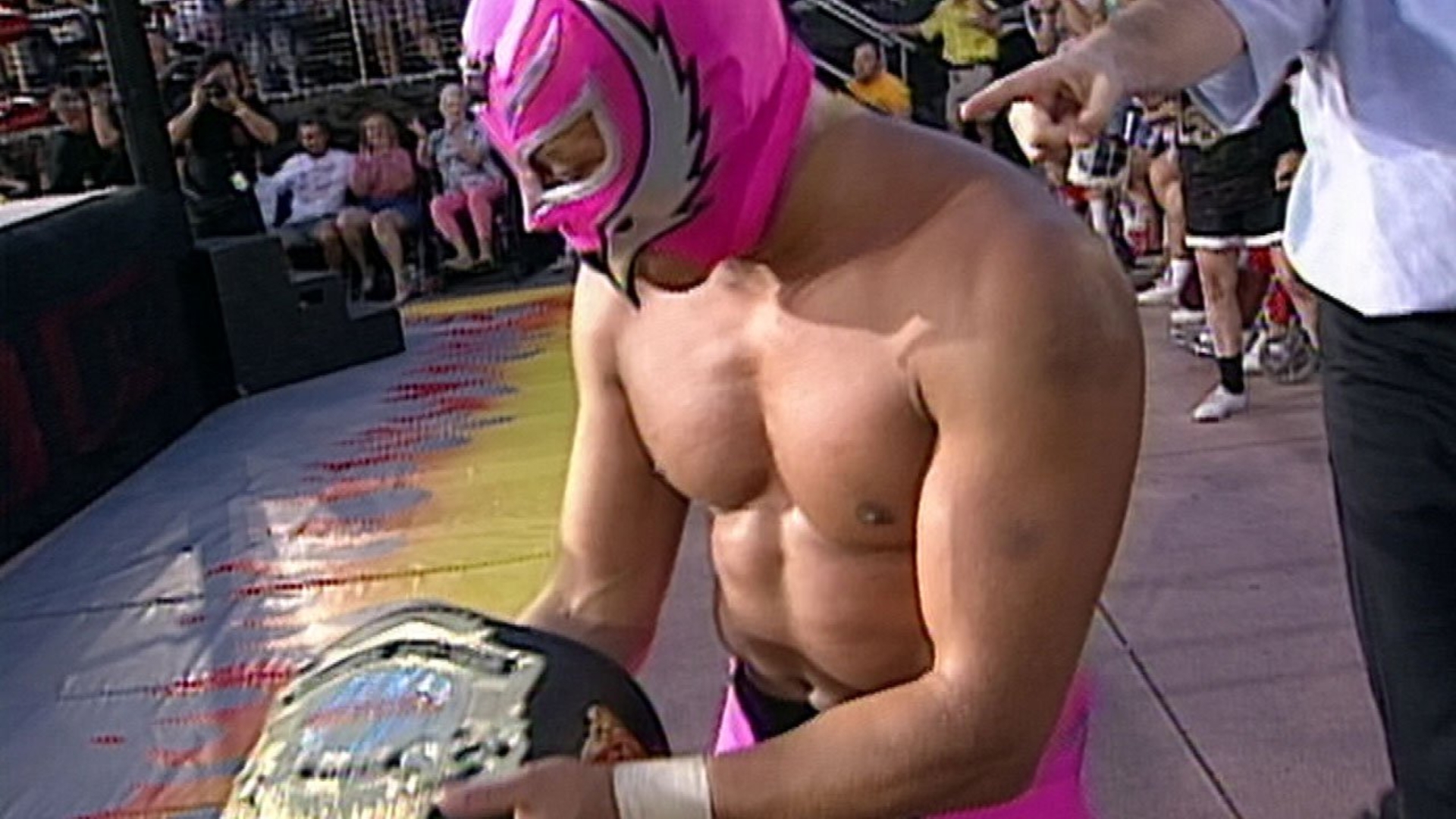 Rey Mysterio Jr WCW Cruiserweight Champion