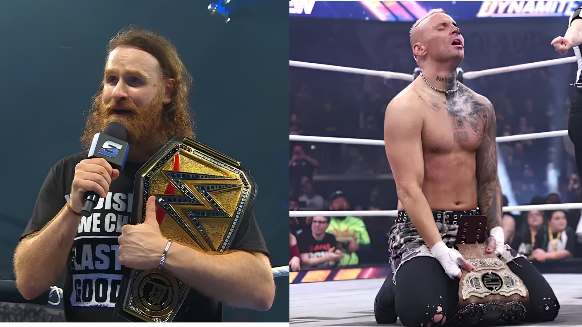 Sami Zayn and Darby Allin
