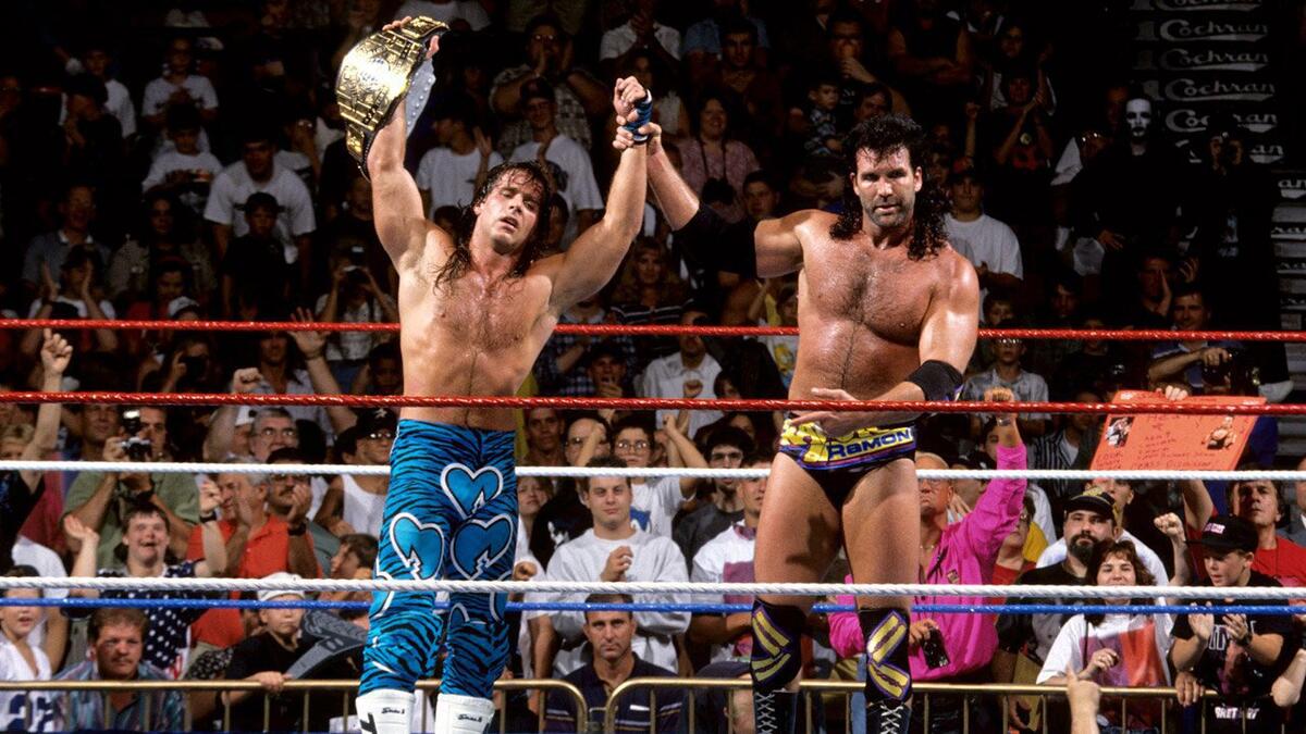 Shawn Michaels and Razor Ramon at SummerSlam 1995