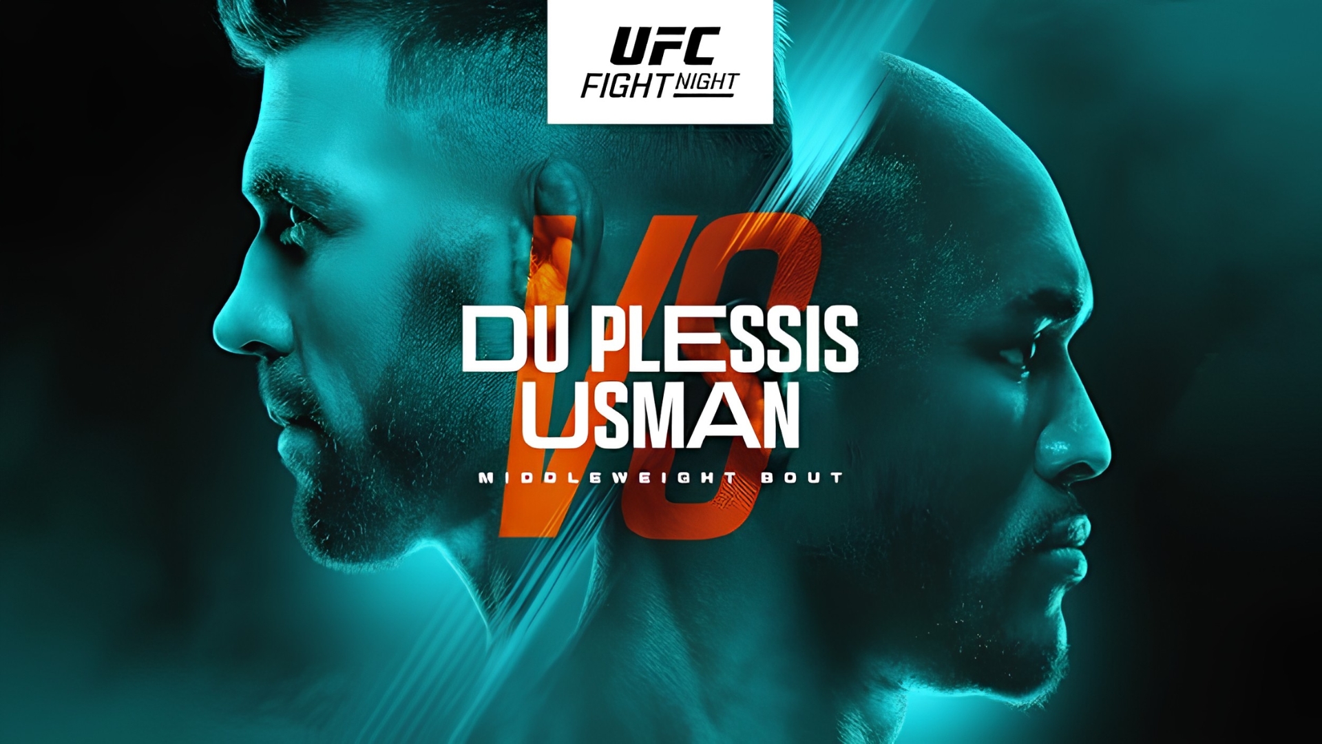 UFC Fight Night Du Plessis vs Usman Main Event Poster