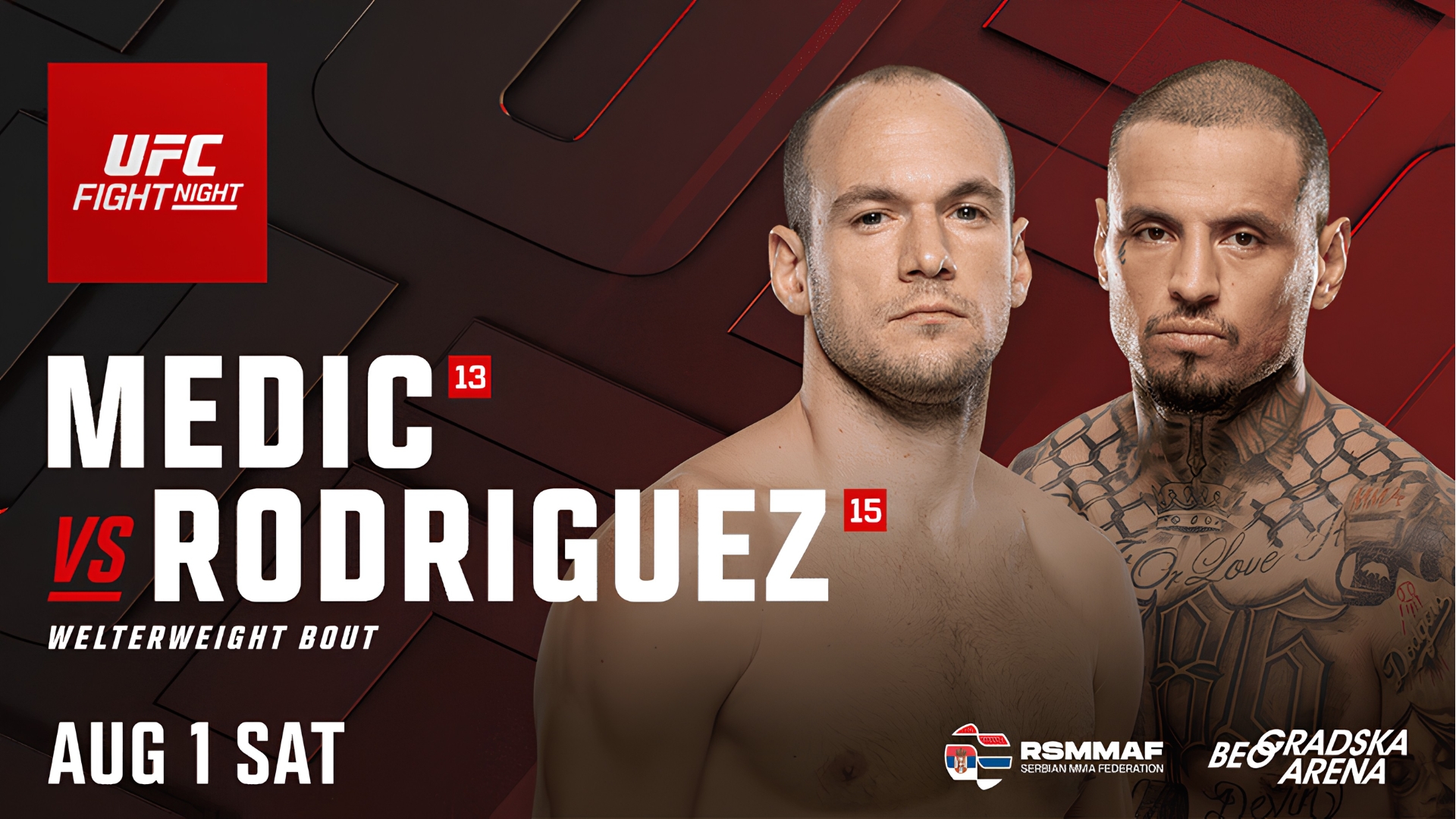 UFC Fight Night Medic vs Rodriguez Predictions