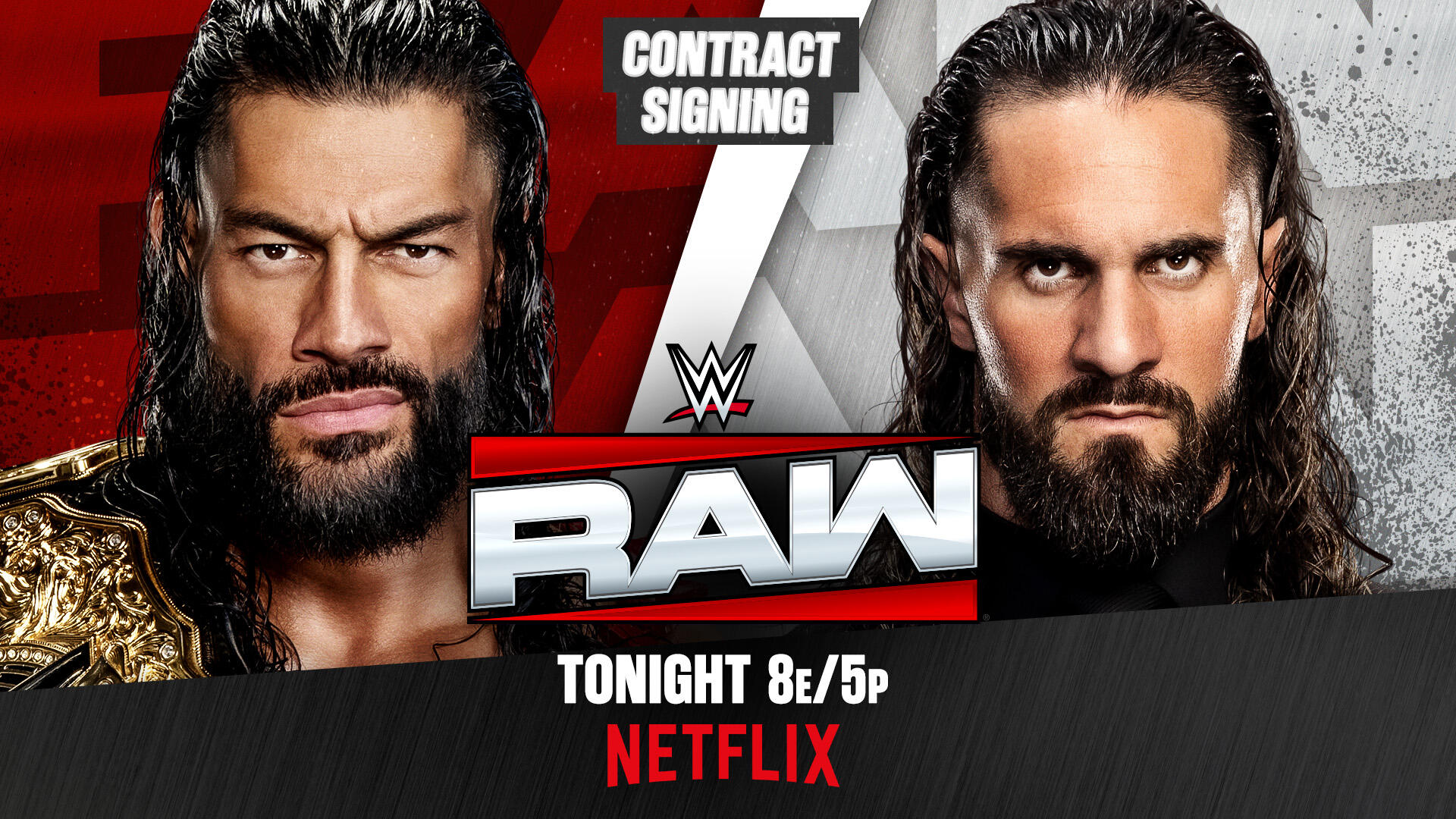 WWE Raw Roman Reigns Seth Rollins