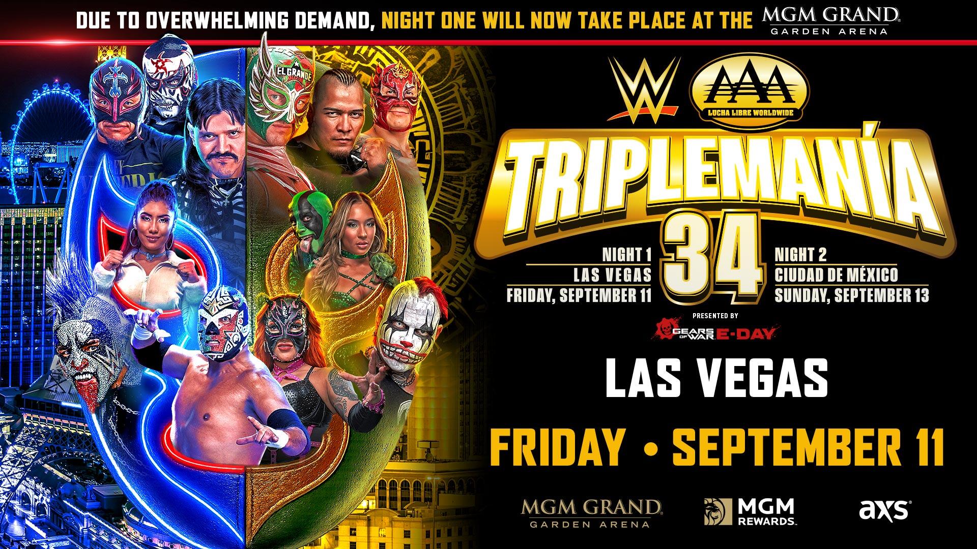 WWE Triplemania graphic