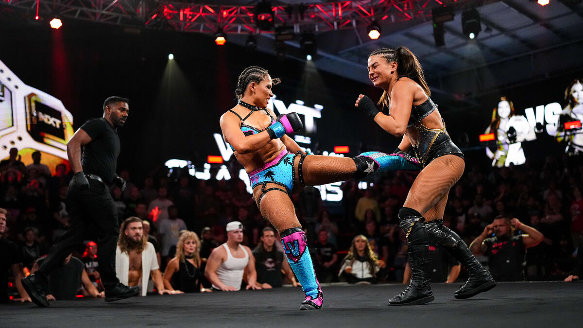 ORLANDO, FLORIDA - August04: <> during NXT at the WWE Performance Center on August 04, 2026 in Orlando, Florida. (Photo by WWE)