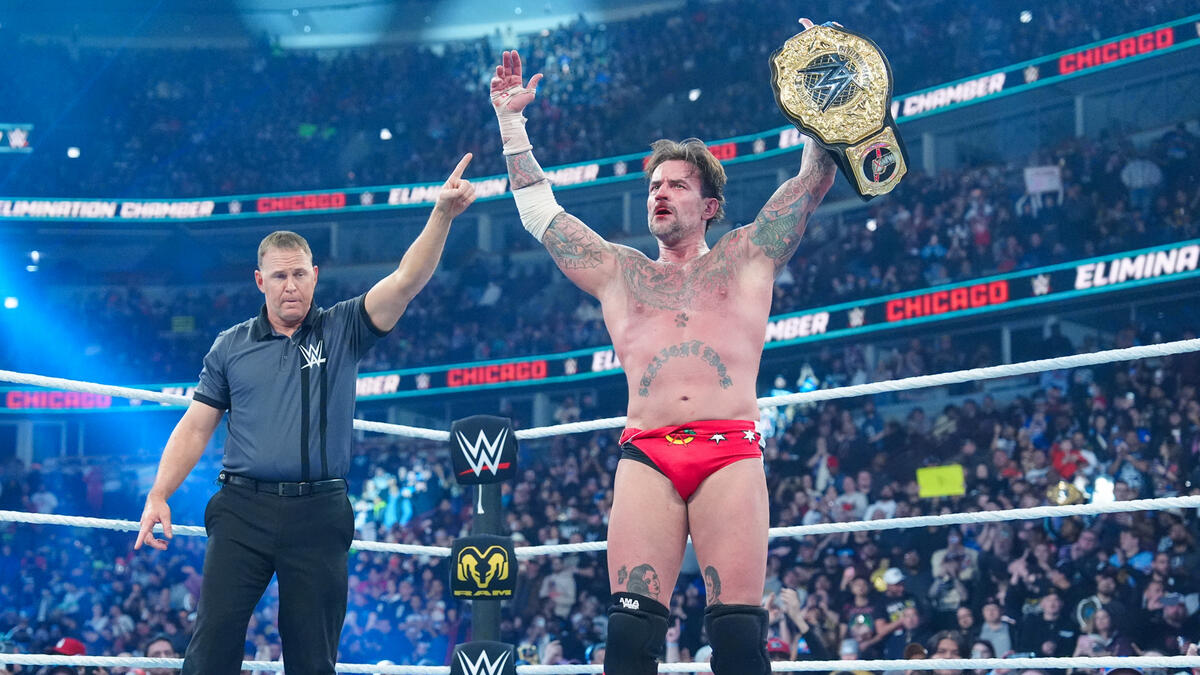 CHICAGO, ILLINOIS - FEBRUARY 28: &lt;&gt; during WWE Elimination Chamber at the United Center on February 28, 2026 in Chicago, Illinois. (Photo by WWE/WWE)