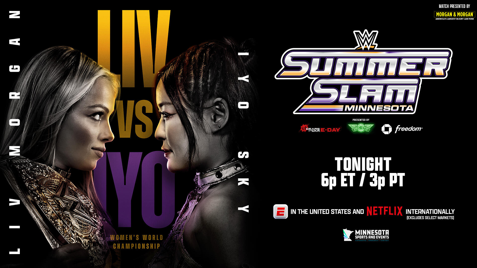 Women's World title match at WWE SummerSlam