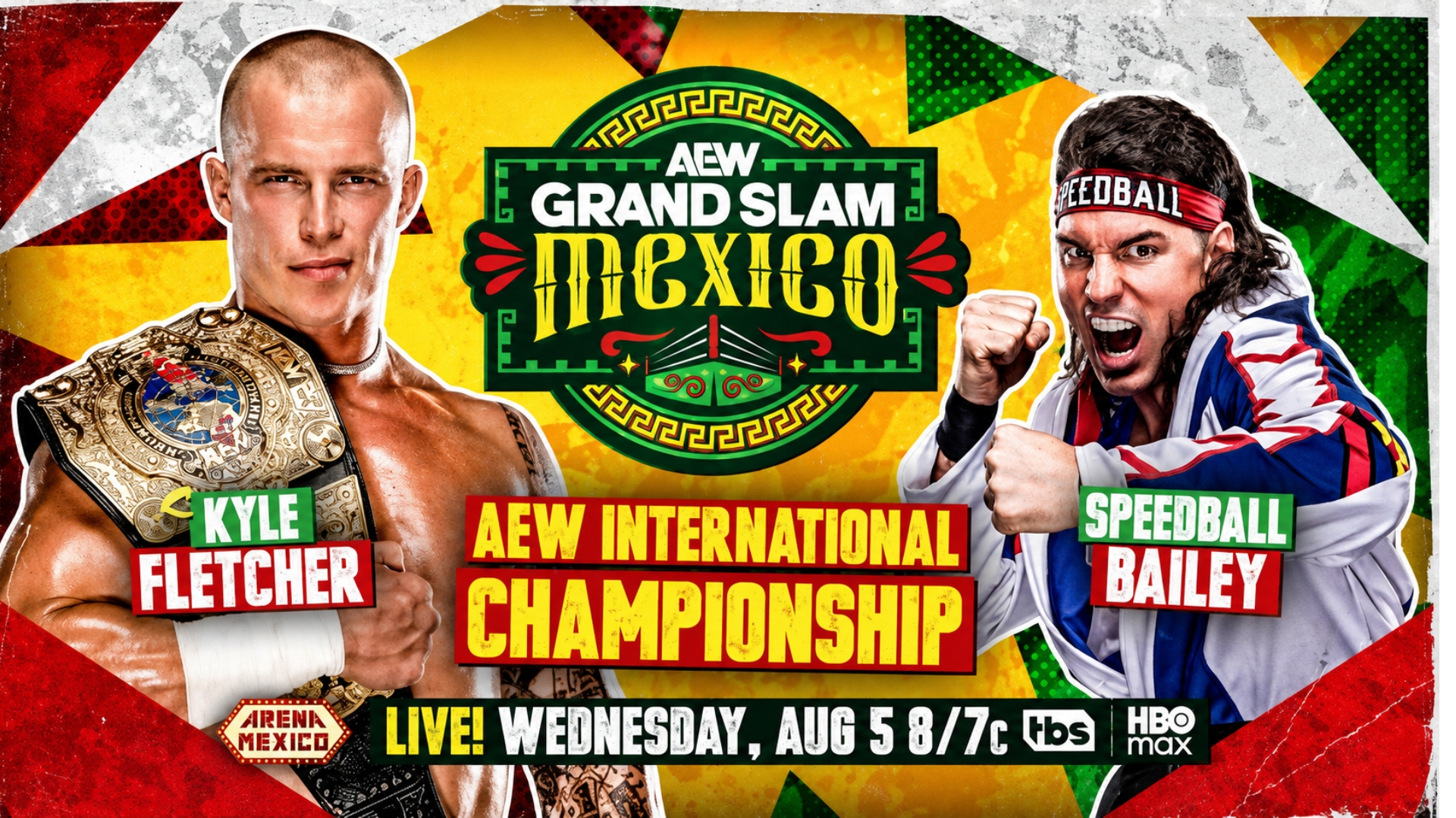 AEW Grand Slam Mexico 2026 Kyle Fletcher vs Speedball Mike Bailey