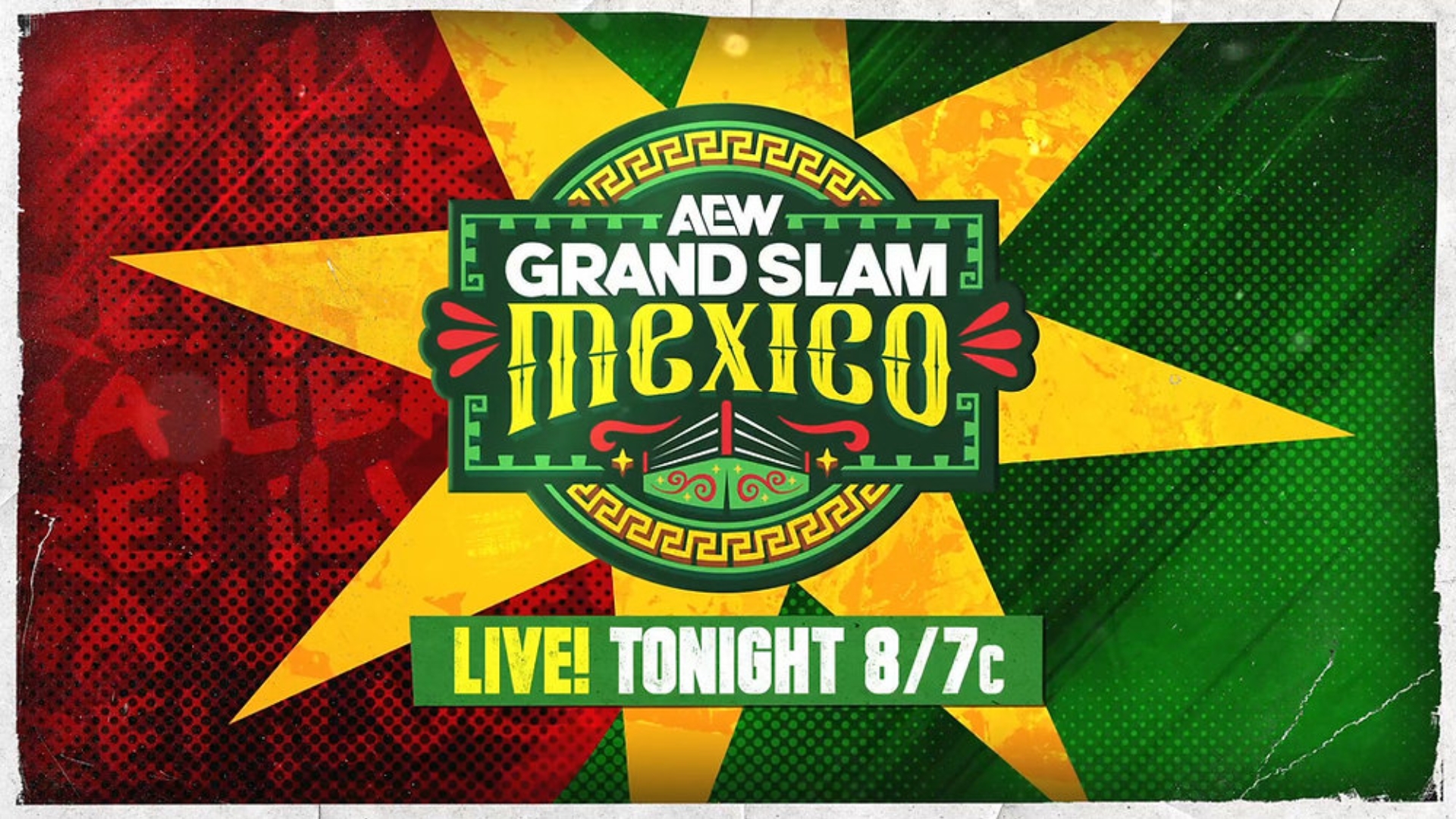 AEW Grand Slam Mexico 2026 Official Time Poster
