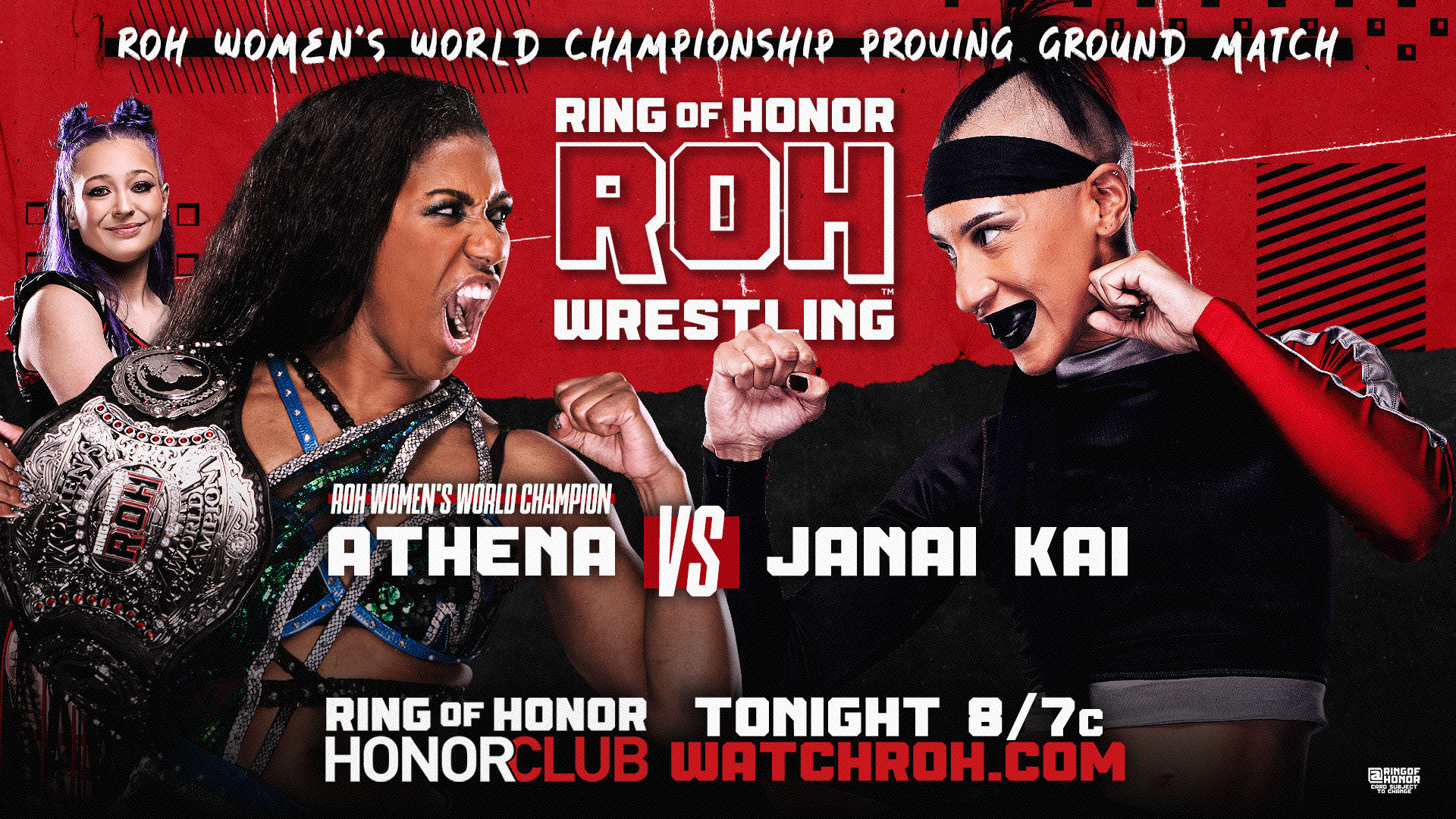 ROH TV live results: Athena vs. Janai Kai, Eddie Kingston & Ortiz vs. Roppongi Vice