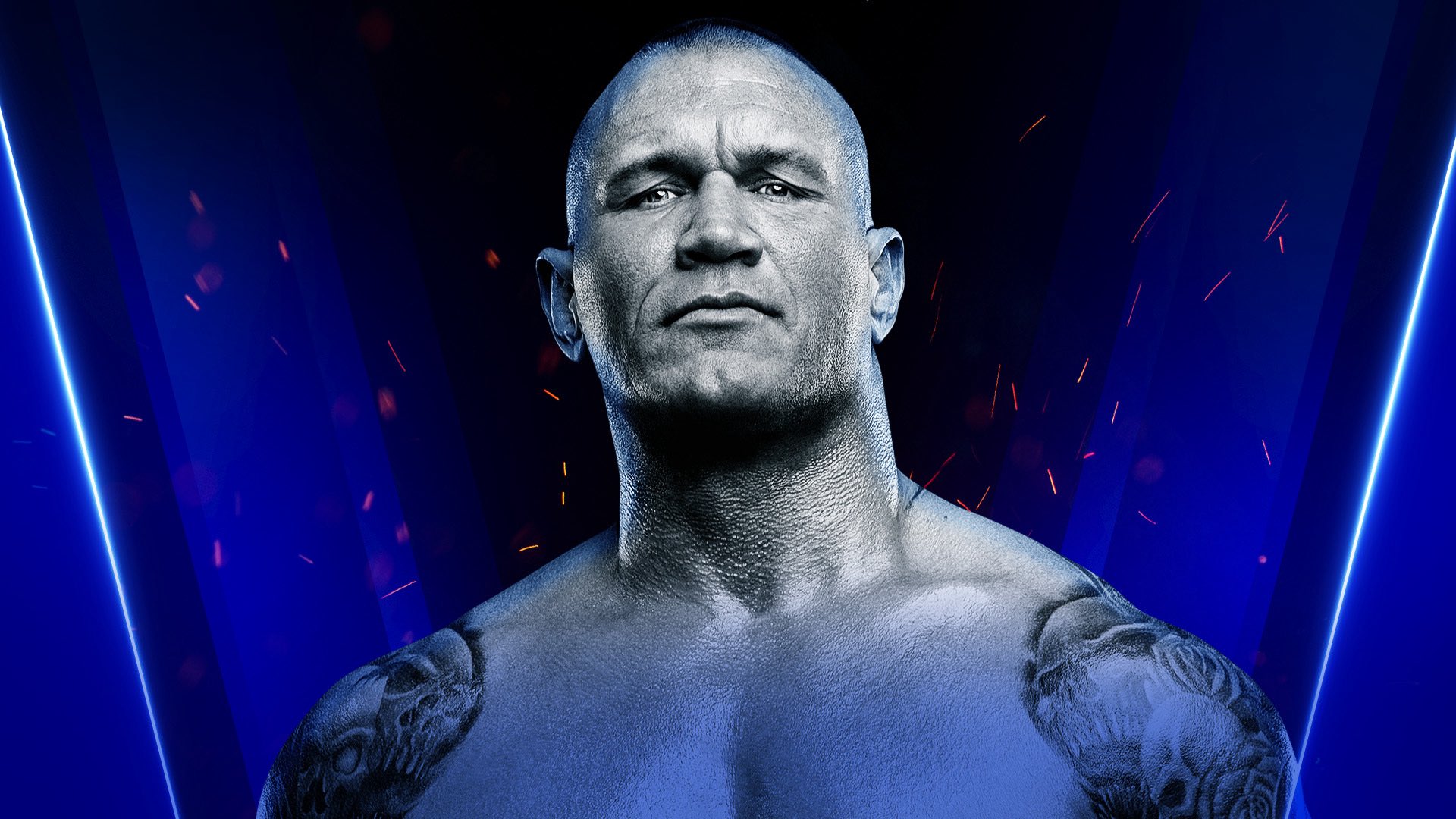WWE SmackDown venue advertising Randy Orton, discounted tickets for tonight’s show