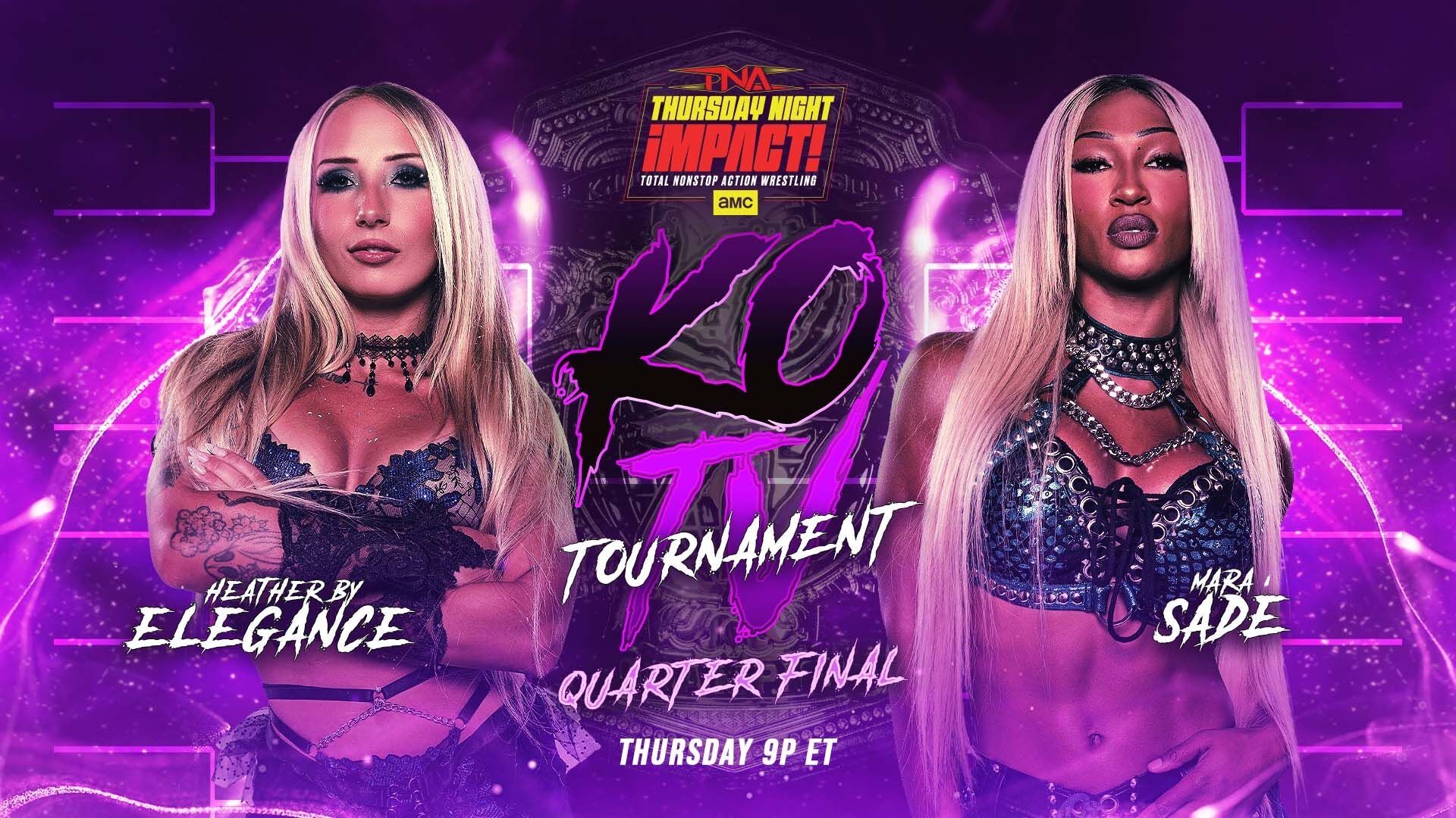 TNA IMPACT Heather by Elegance vs Mara Sade