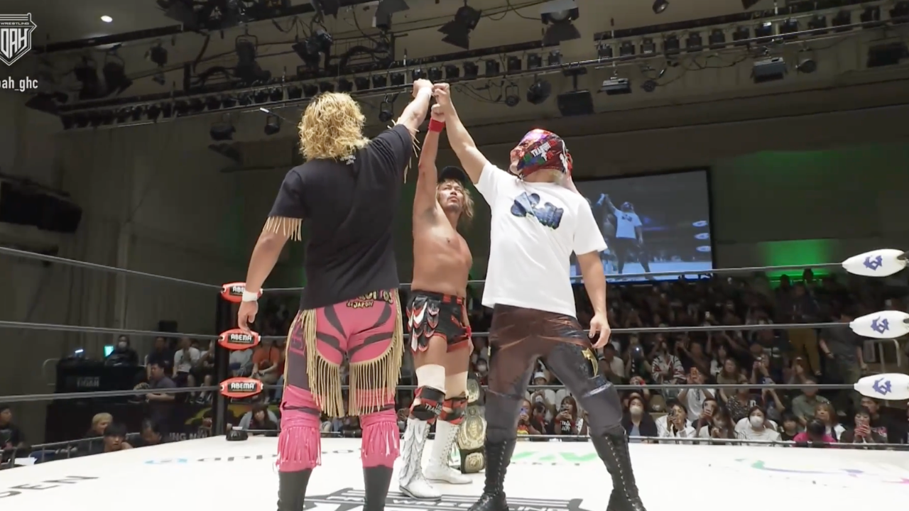 Tetsuya Naito wins GHC Heavyweight Championship in Pro Wrestling NOAH