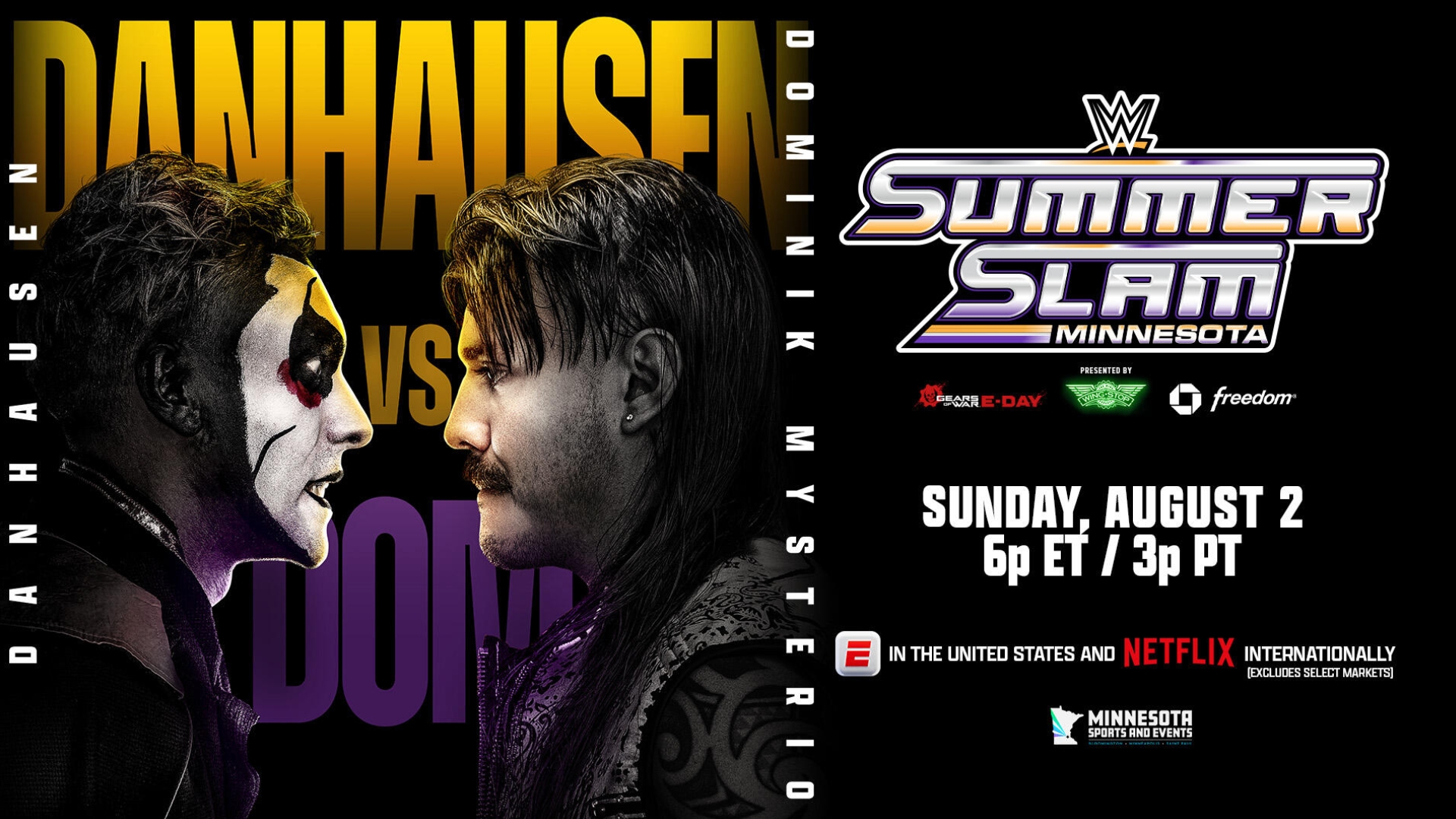 WWE SummerSlam 2026 Danhausen vs Dominik Mysterio