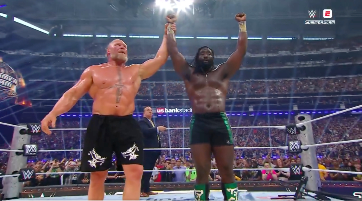 Brock Lesnar & Oba Femi | WWE SummerSlam